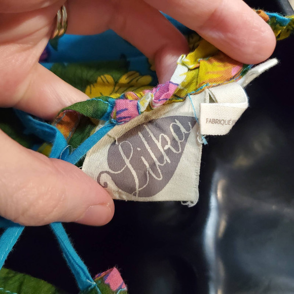 Lilka by Anthropologie Dinan Halter Handkerchief Floral Beach Midi Dress XS - Picture 5 of 8